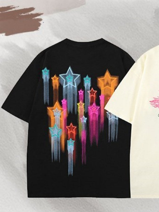 Star Spray Paint T-shirt X2134