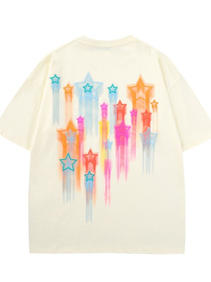 Star Spray Paint T-shirt X2134