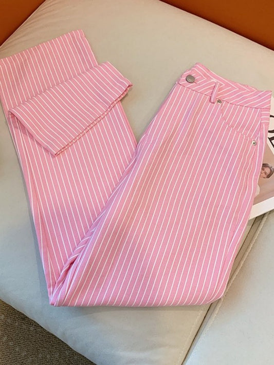 Pink Stripe Pants X2158