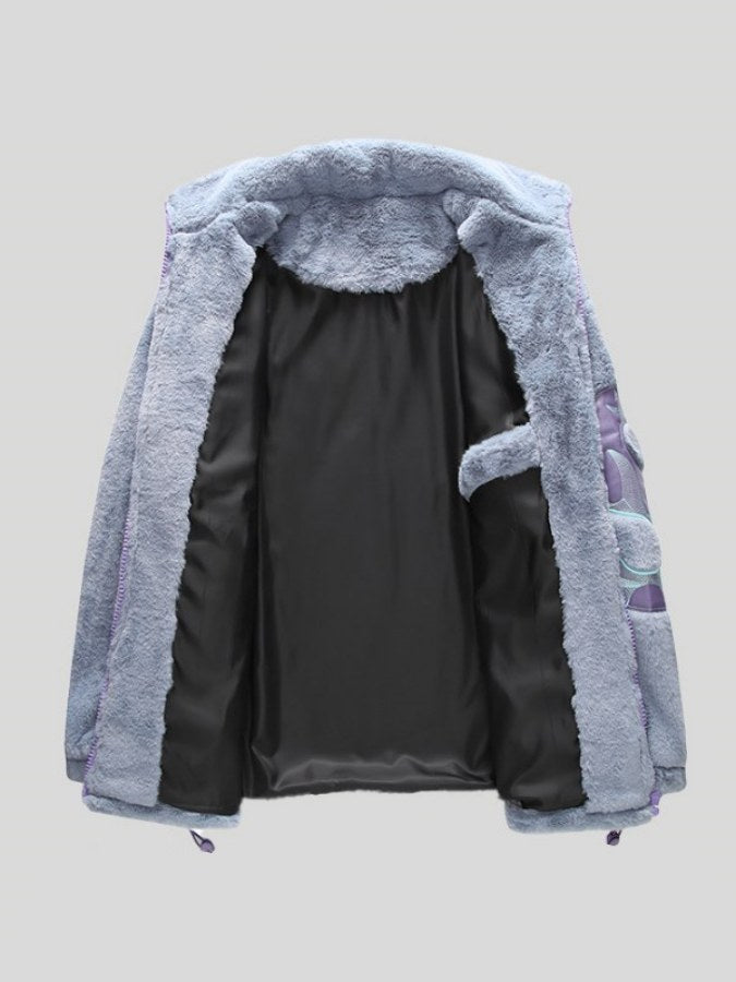 skull fleece jacket X2063