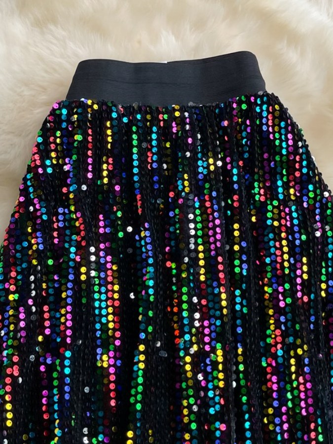 sequin skirt X2029