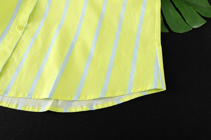 フレッシュカラーショールロングシャツ　X986