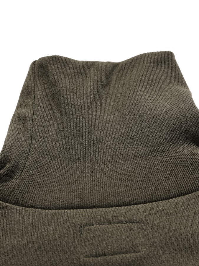 Turtleneck point design oversize pullover X1964