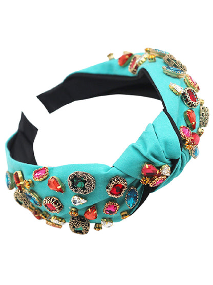 Retro Bijute Turban Headband X331