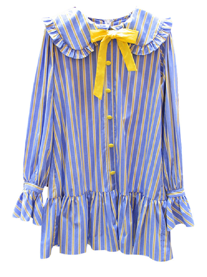 Doll Color Stripe Tunic X539