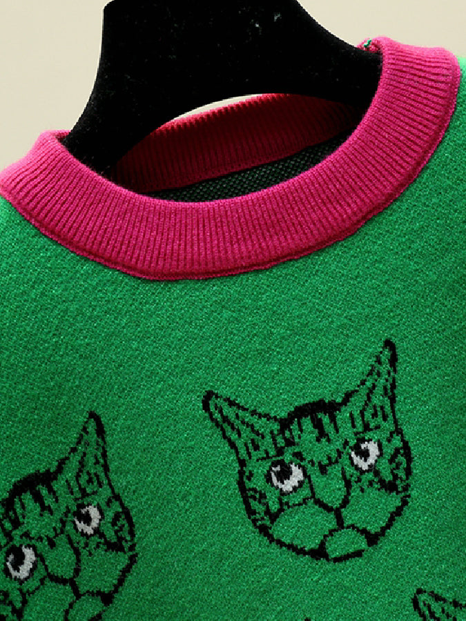 Cat sweater X596 