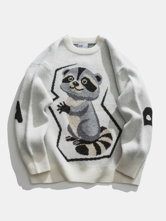 Raccoon Knit Sweater X861